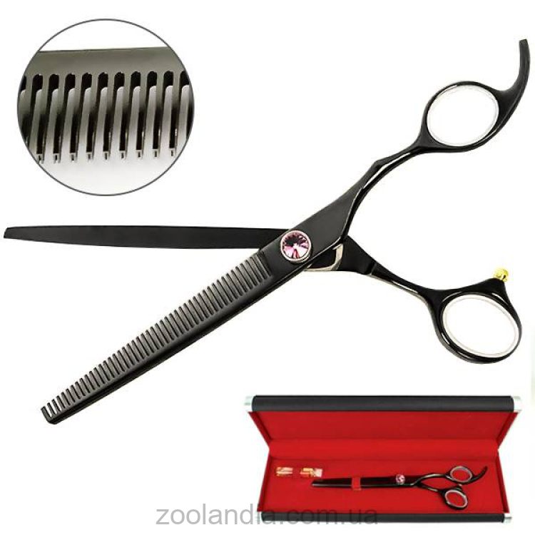 Davis (Дэвис) Majutsu Titanium Thinning - филировочные ножницы для стрижки собак, 17,8 см