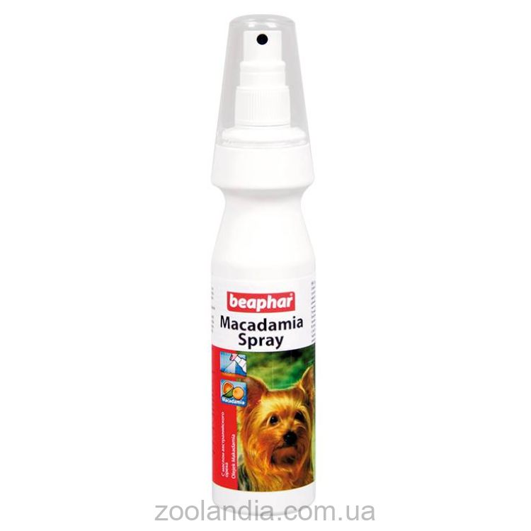 Beaphar (Беафар) Macadamia Spray Восстанавливающий спрей для шерсти собак и кошек