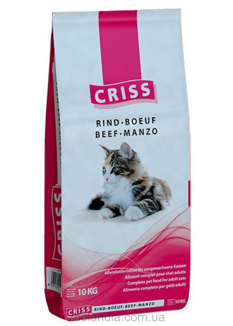 Criss (Крисс) Cat Adult Beef – Сухой корм для котов (говядина)