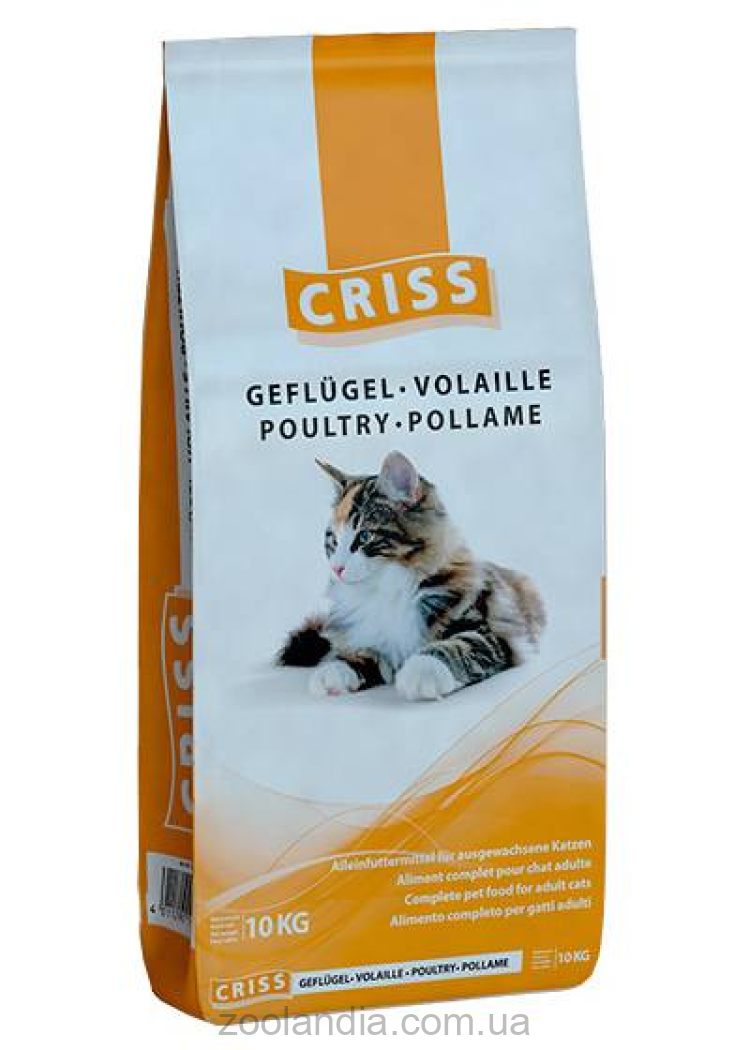 Criss (Крисс) Cat Adult Poultry – Сухой корм для котов (домашняя птица)