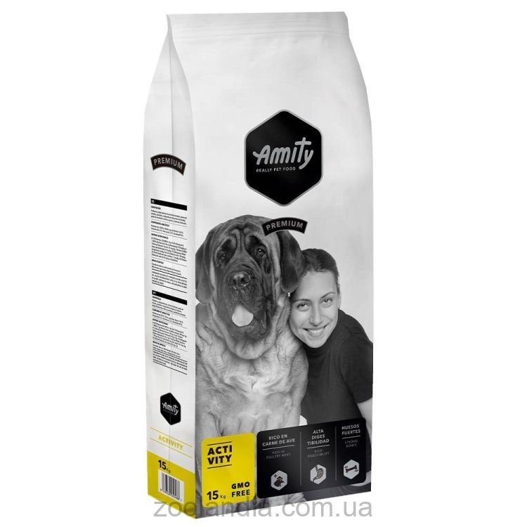 Amity (Амити) Activity - Сухой корм для активных собак (курица/рис)
