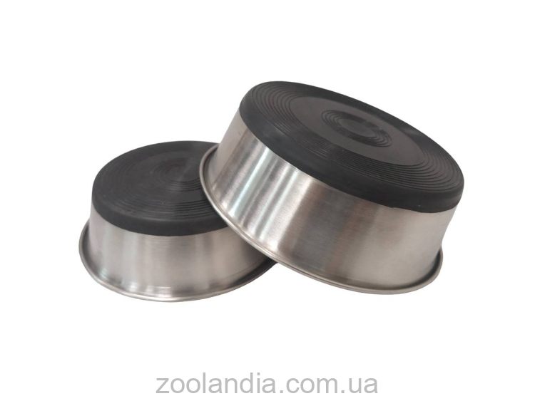 Swastik Industries - Миска металлическая на резиновой кромке