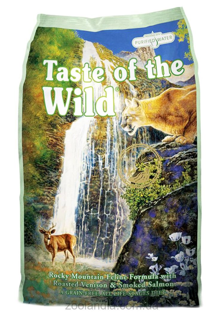Taste of the Wild (Тейст оф зе Вайлд) Rocky Mountain Feline Formula - Сухой корм для кошек (косуля/лосось)
