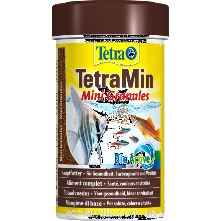 Tetra (Тетра) TetraMin Mini Granules - Корм для небольших аквариумных рыбок, мелкие гранулы