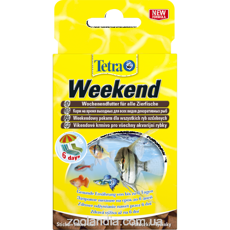 Tetra (Тетра) TetraMin Weekend Sticks - Корм для питания рыбок во время вашего отсутствия, палочки
