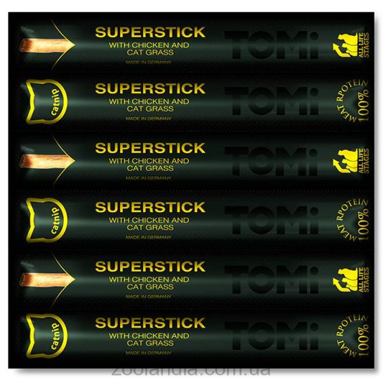 Tomi (Томи) Sticks Chicken&Cat Grass - Лакомство для котов (курица/кошачья трава)