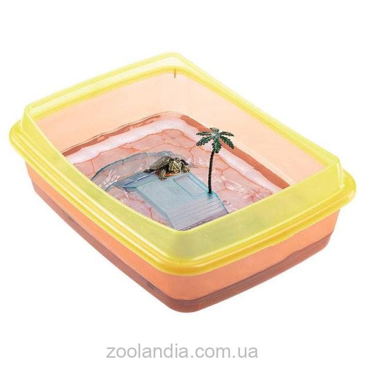 Ferplast (Ферпласт) Turtle Bowl Tortugas пластиковый басейн для черепах (47x36x15,5 см)