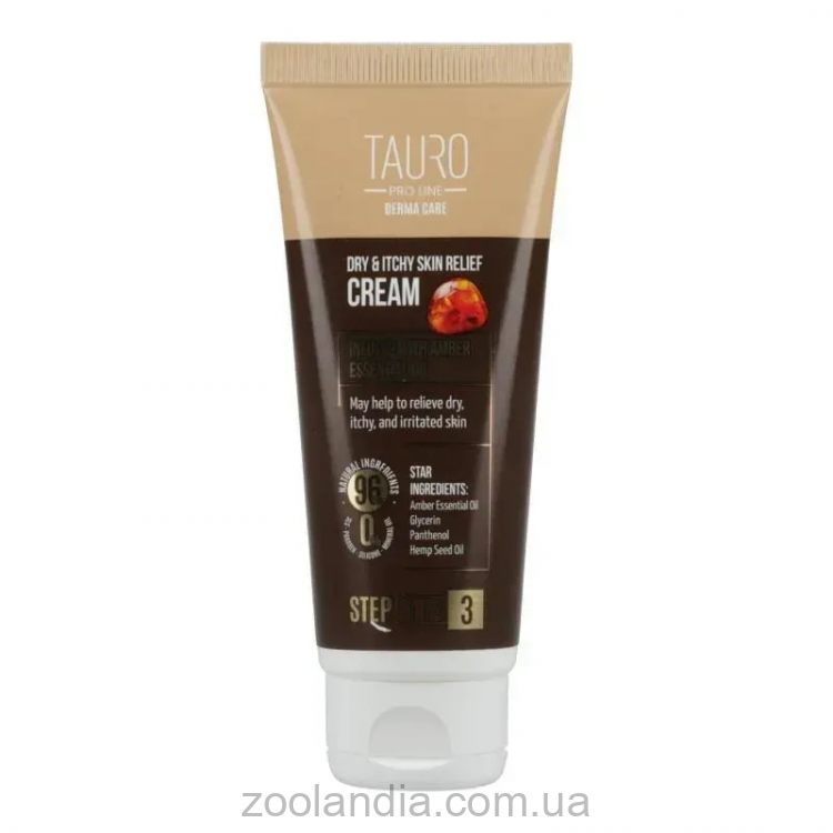 Tauro Pro Line (Тауро про Лайн) Derma Care Dry & Itchy Skin Relief Cream - Крем для устранения сухости и зуда кожи для собак и кошек