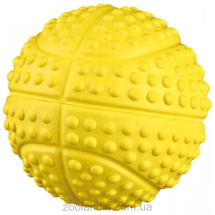 Trixie (Трикси) Игрушка для собак резиновый мяч с пищалкой