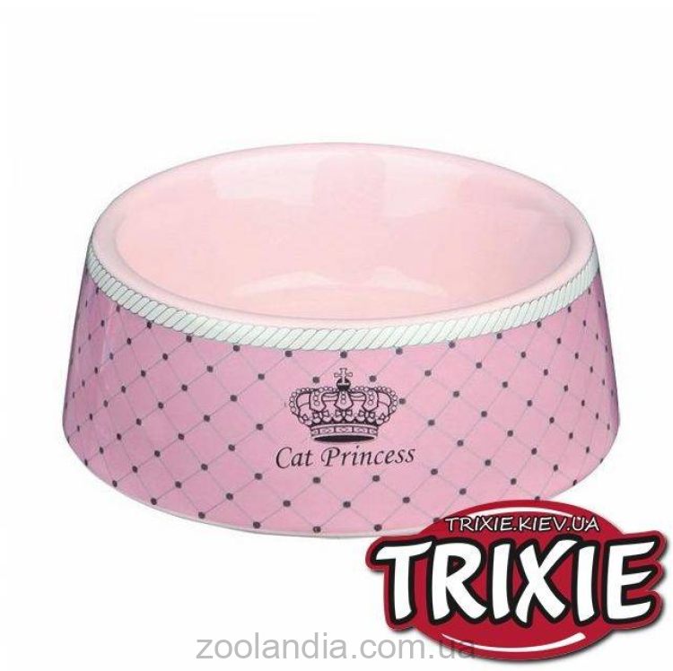 Trixie (Трикси) "Cat Princess" - Миска  керамическая розовая