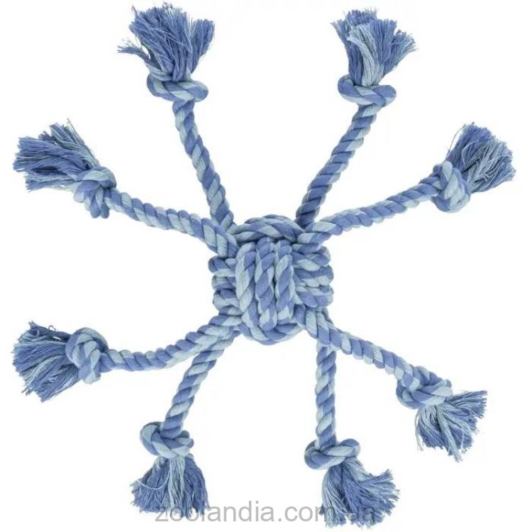 Trixie (Тріксі) - Іграшка для собак м'яч плетений з мотузками