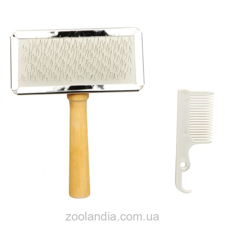 Trixie (Трикси) - Щетка-пуходерка мягкая для собак и кошек, 9х13 см