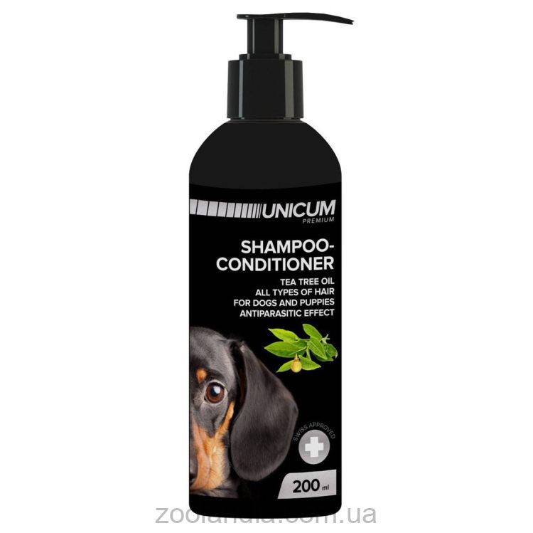 Unicum (Уникум) - Шампунь-кондиционер для собак с маслом чайного дерева