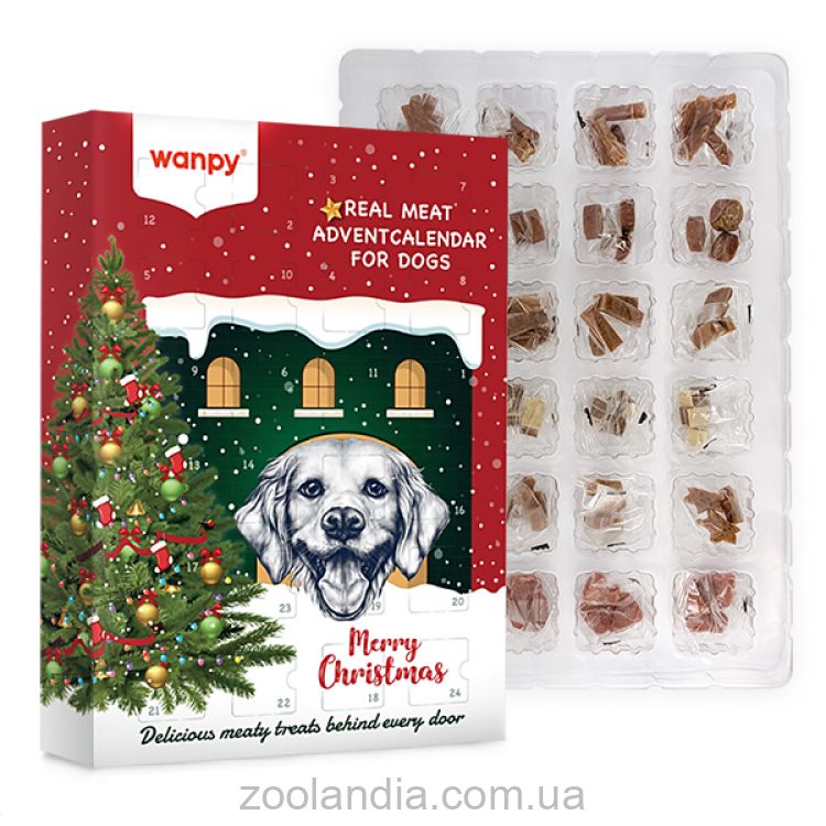 Wanpy (Ванпи) Advent Calendar For Dogs - Лакомство для собак набор адвент календарь