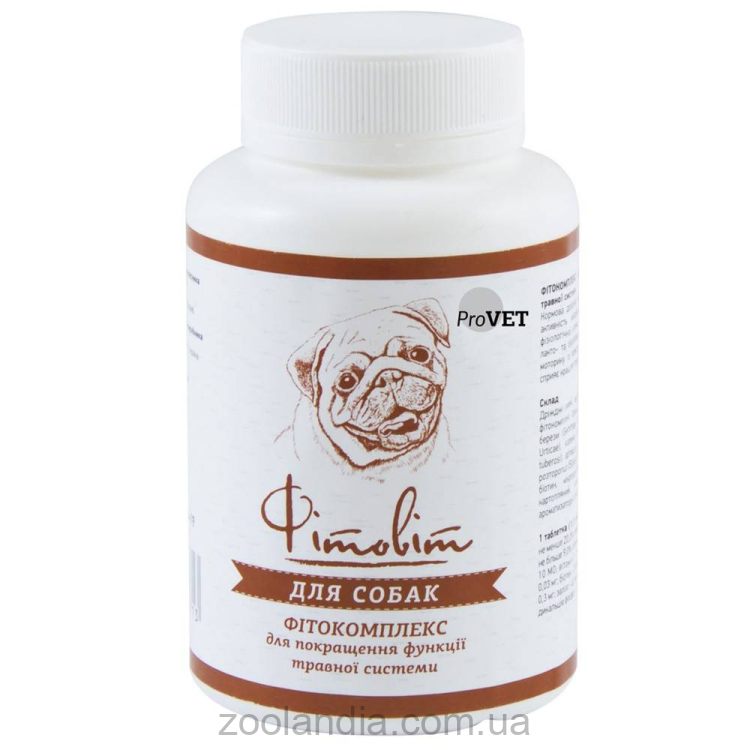 ProVET Фитовит - Витаминно-минеральная добавка для собак (для улучшения пищеварительной системы)