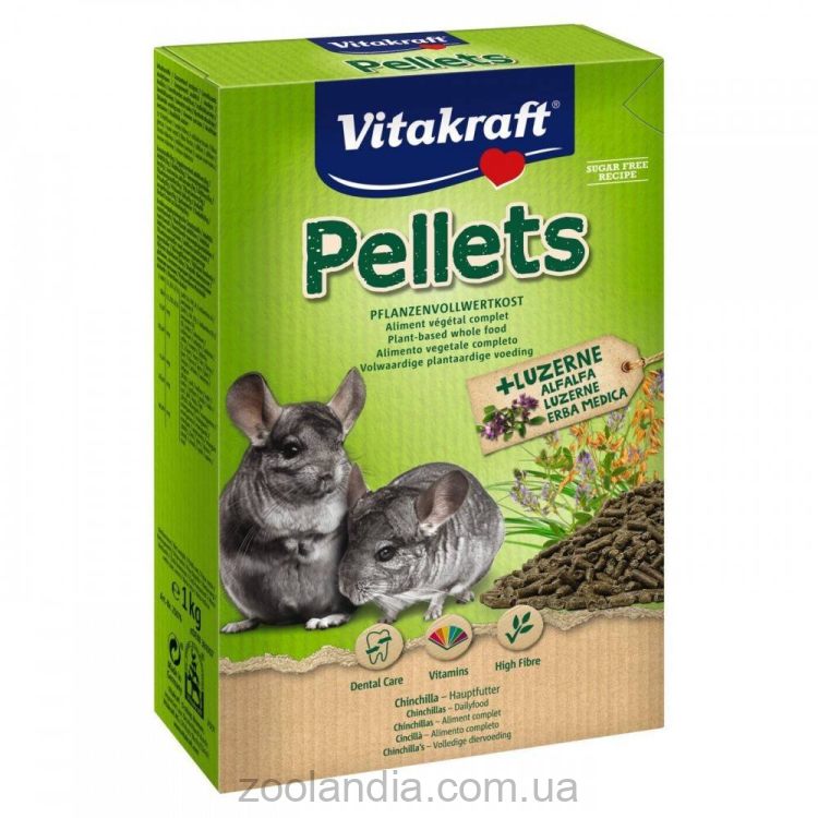 Vitakraft (Витакрафт) «Pellets» - Корм для шиншилл