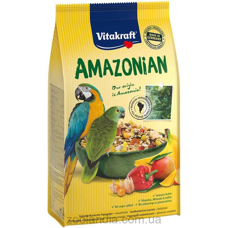 Vitakraft (Витакрафт) «Amazonian» - Корм для крупных амазонских попугаев 750 гр