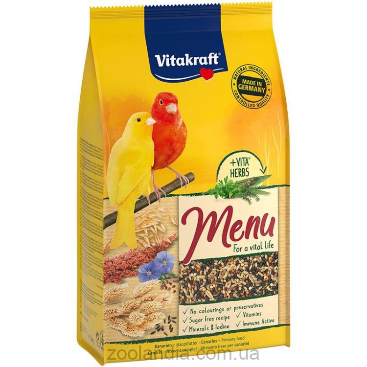 Vitakraft (Витакрафт) «Premium Menu» - Корм для канареек