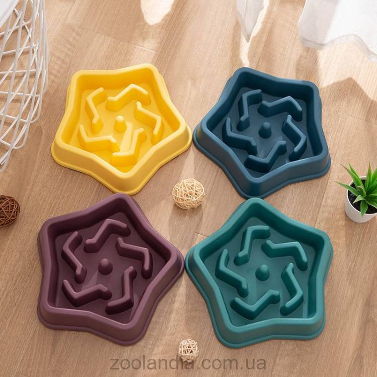 WahoPet (ВахоПет) slow feeder - Миска-лабиринт пластиковая