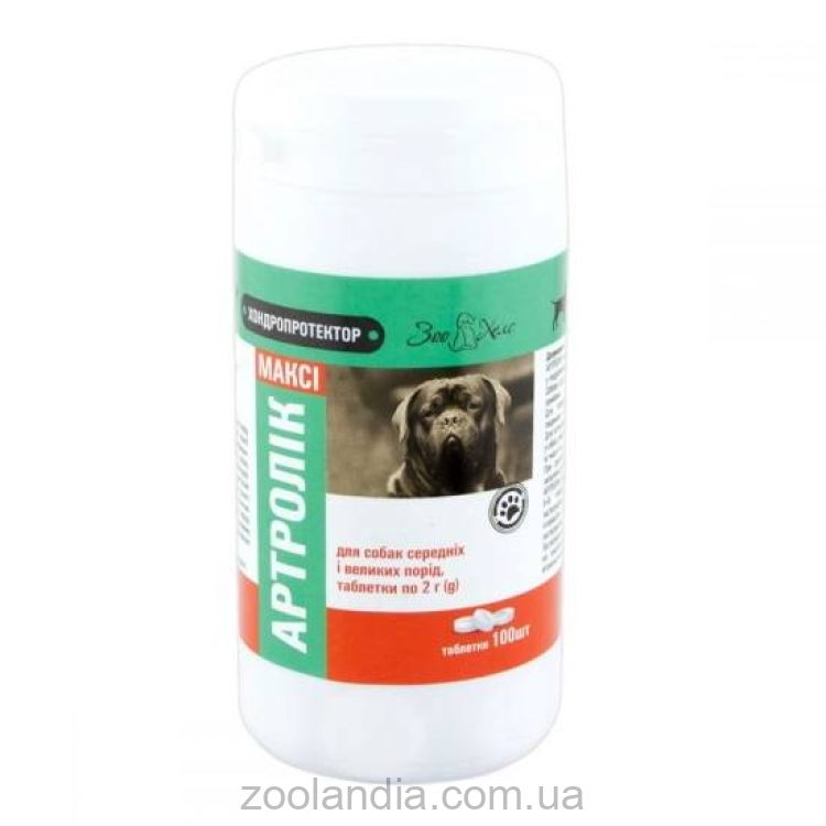 ЗооХелс Артролик Макси Таблетки при заболеваниях опорно-двигательного аппарата