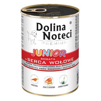 Dolina Noteci (Долина Нотечі) Premium Junior - Вологий корм для щенят (яловиче серце)