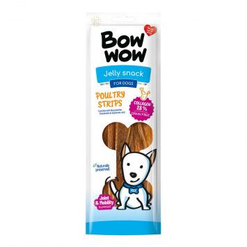 Mera (Мера) Bow WOW - Ласощі для собак Смужки з яловичиною та птицею  22 см-60 г