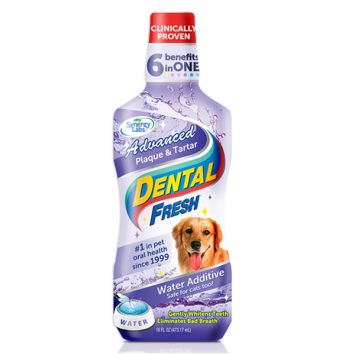 SynergyLabs (Синержди Лабс) Dental Fresh Advanced - Жидкость от зубного налета и запаха из пасти собак и кошек
