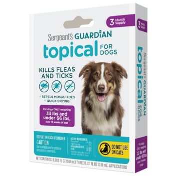 Sergeant's Guardian (Гардиан) - Капли от блох, клещей, комаров для собак 15-30кг (3мл)