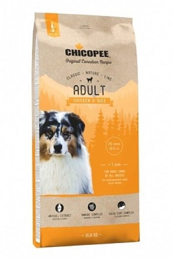Chicopee (Чикопи) CNL Adult Chicken &Rice – корм для взрослых собак всех пород (с курицей и рисом)