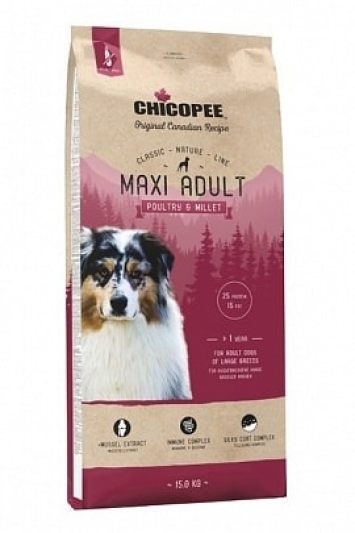 Chicopee (Чикопи) CNL Adult Maxi Poultry &Millet – корм для взрослых собак всех пород (с птицей и просом)