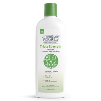 Veterinary Formula (Ветеринарная Формула) Triple Strength Dirty Dog Concentrated Shampoo -  Шампунь грязеотталкивающий для собак и котов тройная сила