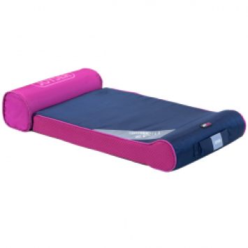 Joyser Chill Sofa Джойсер лежак для собак, со съемной подушкой, S, синий/розовый