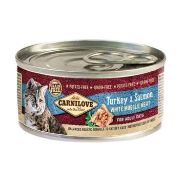 Carnilove Turkey &Salmon Cat Adult консервы для кошек с индейкой и лососем
