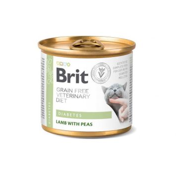 Brit (Брит) VetDiets Cat Diabetes - Влажный корм с ягненком для котов при сахарном диабете