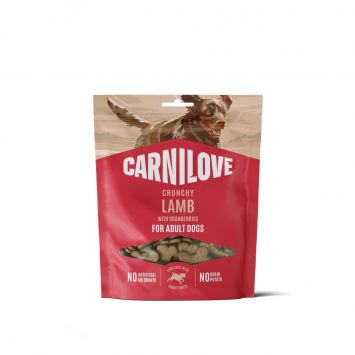 Carnilove (Карнилав) Dog Crunchy Snack Lamb with Cranberries - Беззерновые лакомства для взрослых собак, с ягнёнком и клюквой