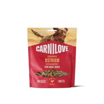 Carnilove (Карнилав) Dog Crunchy Snack Ostrich with Blackberries - Беззерновые лакомства для взрослых собак, со страусом и ежевикой