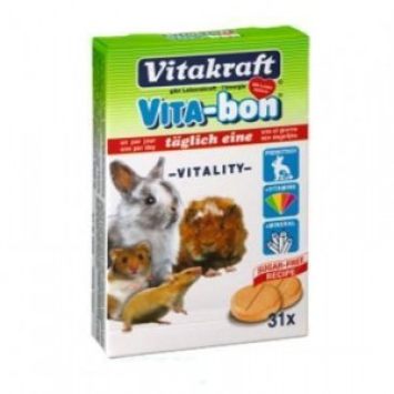 Vitakraft Vita-Bon (Витакрафт Витабон) Rodents - витаминно-минеральная добавка для грызунов, 31 шт.