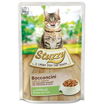 Stuzzy Cat Veal ТЕЛЯТИНА в соусе влажный корм для кошек, пауч, 85г
