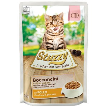 Stuzzy Cat Kitten для котят в соусе влажный корм для котят, пауч