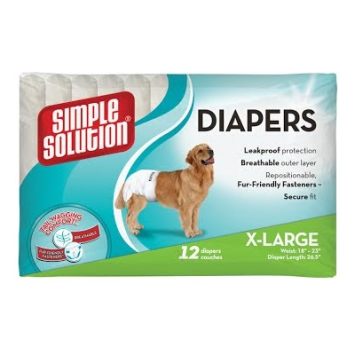 Simple Solutions (Симпл Солюшн) Disposable diapers x-large - Гигиенические подгузники для животных