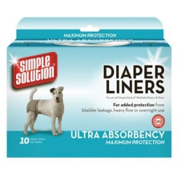 Simple Solutions (Симпл Солюшн) Disposable diaper liner-heavy flow ultra - Влагопоглощающие гигиенические прокладки для животных