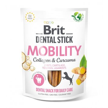Brit Care Dental Stick Mobility - Функциональное лакомство для мобильности суставов, коллаген и куркума