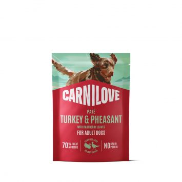 Carnilove (Карнилав) Adult Dog Turkey & Pheasant with Raspberry Leaves - Влажный беззерновой для взрослых собак, с индейкой, фазаном и листьями малины паштет