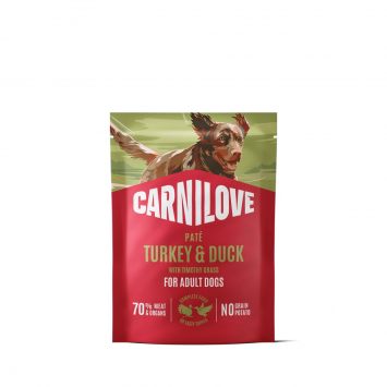 Carnilove (Карнилав) Adult Dog Turkey & Duck with Timothy Grass - Влажный беззерновой для взрослых собак, с индейкой, уткой и тимофеевкой паштет