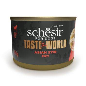 Schesir (Шезир) Taste the World Asian Stir Fry - Влажный корм для собак курица по-азиатски в бульоне