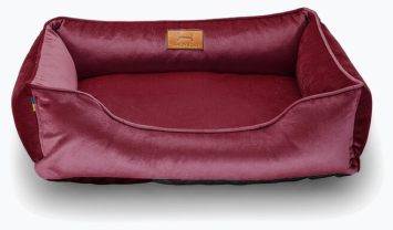 Harley & Cho (Харлі енд Чо) Dreamer Wine Velour лежак для котів та собак (бордо)