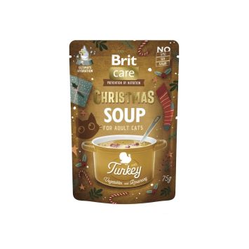 Brit Care (Брит Кеа) Christmas Turkey Soup Влажный корм для кошек рождественский (суп с индейкой)