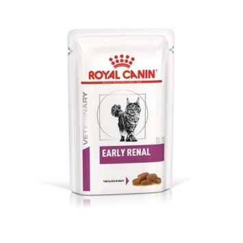 Royal Canin (Роял Канин) Early Renal Feline - Консервированный корм, диета для кошек при заболеваниях почек (кусочки в соусе)