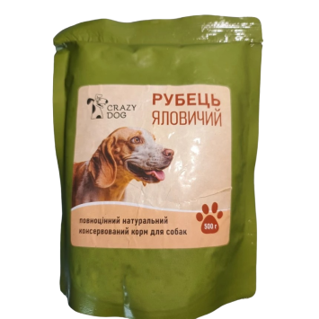 Well-Fed Friend - Полнорационный натуральный консервированный корм для собак Говяжий рубец, 500 г