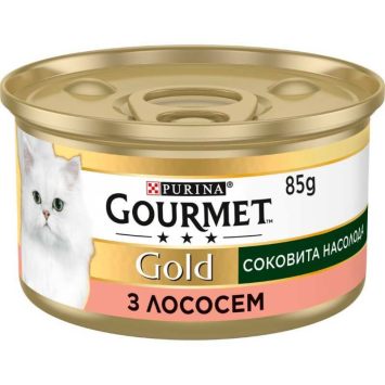 Gourmet Gold (Гурмет Голд) Сочное наслаждение для взрослых кошек с лососем